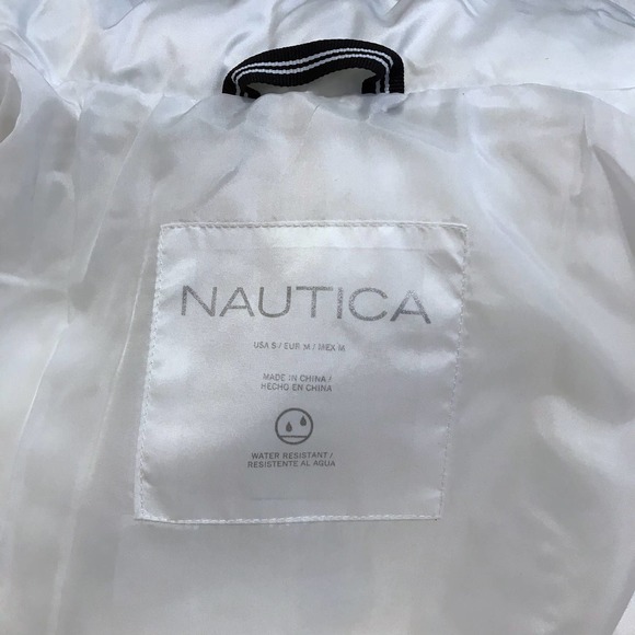 Nautica NWT White Puffer Water Resistant Jacket Women Various - Picture 15 of 16